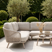 Dekota Corner Sofa Set in Fawn