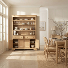 Amberley 5ft Grand Open Dresser in Light Oak