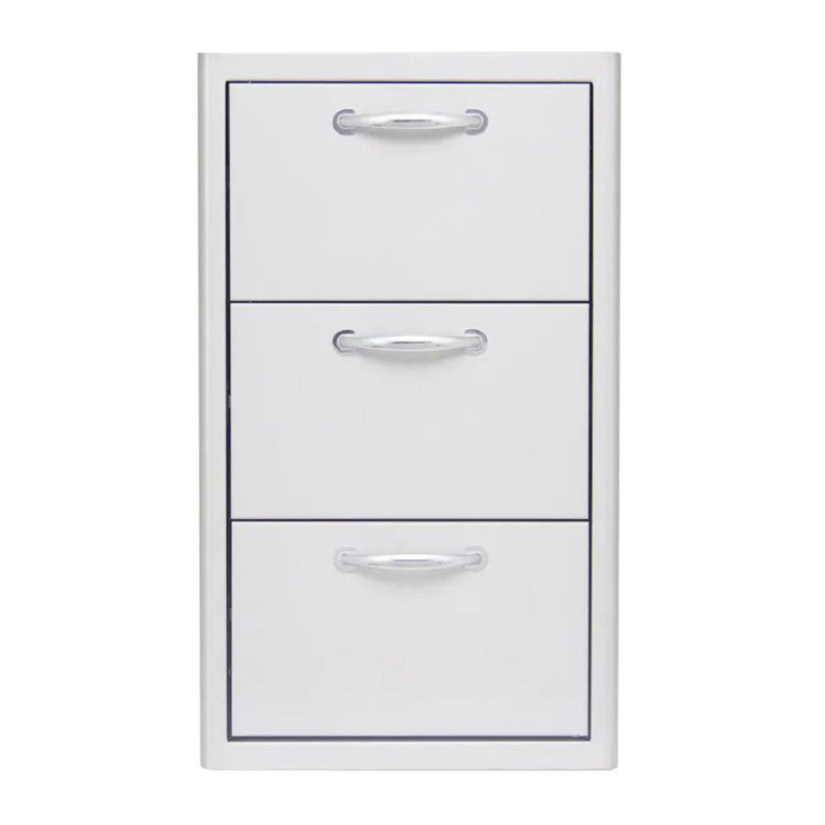 Blaze 16-Inch Stainless Steel Triple Storage Drawers - BLZ-DRW3-R-LT