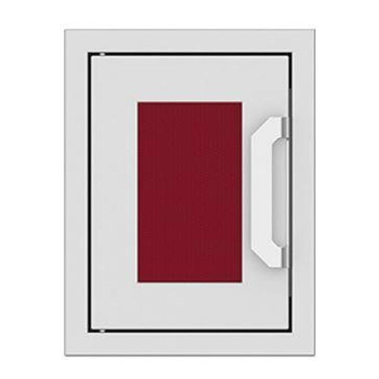 Hestan 16-Inch Paper Towel Dispenser w/ Recessed Marquise Accent Panel in Burgundy - AGPTD16-BG