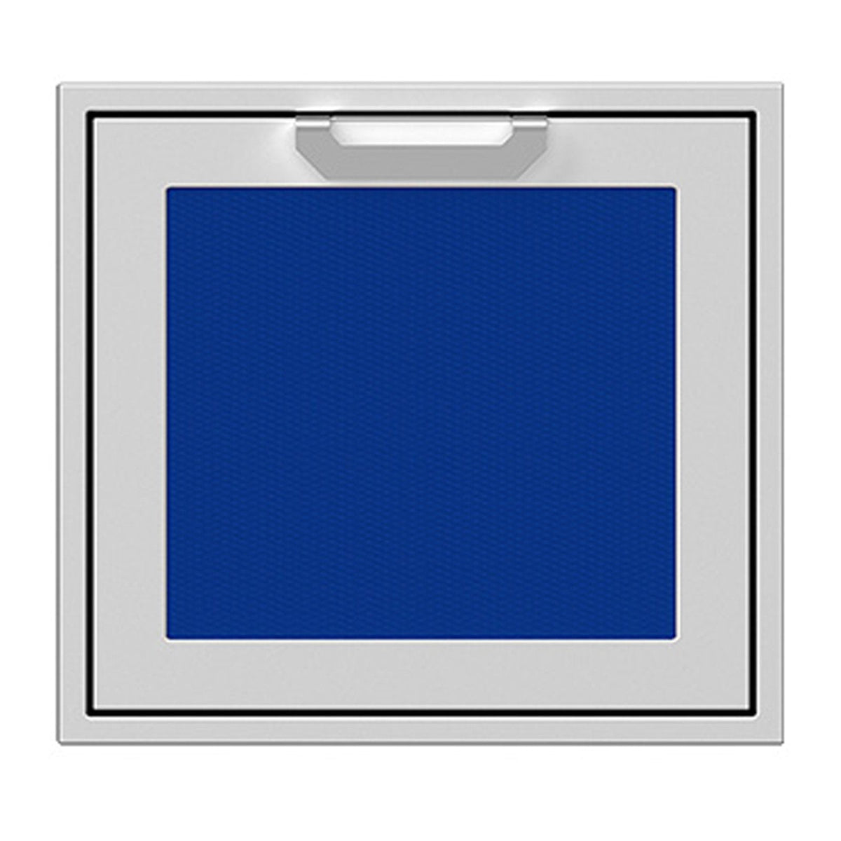 Hestan 24-Inch Single Access Door w/ Recessed Marquise Accented Panel (Right Hinge) in Blue - AGADR24-BU