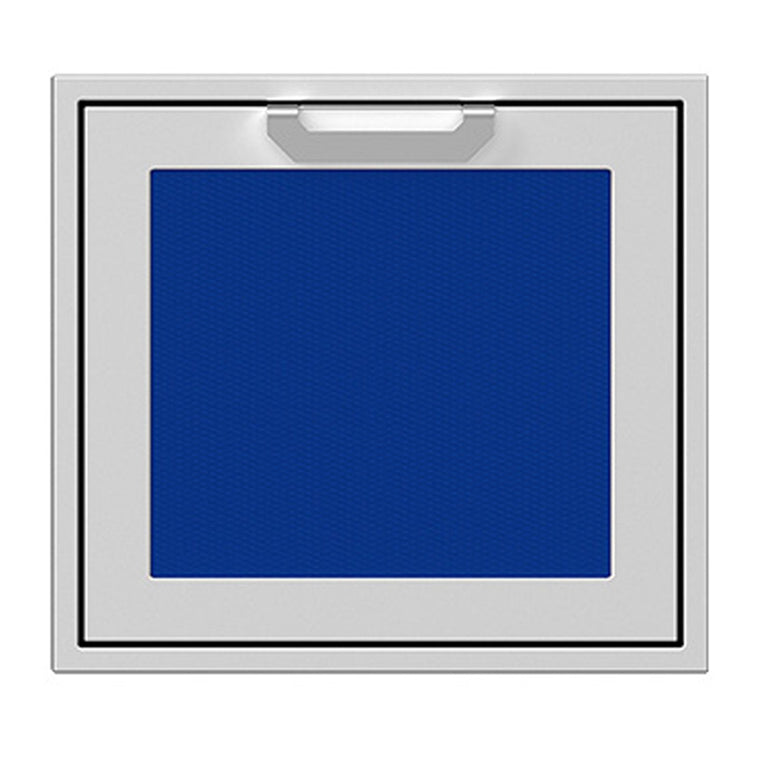 Hestan 24-Inch Single Access Door w/ Recessed Marquise Accented Panel (Right Hinge) in Blue - AGADR24-BU