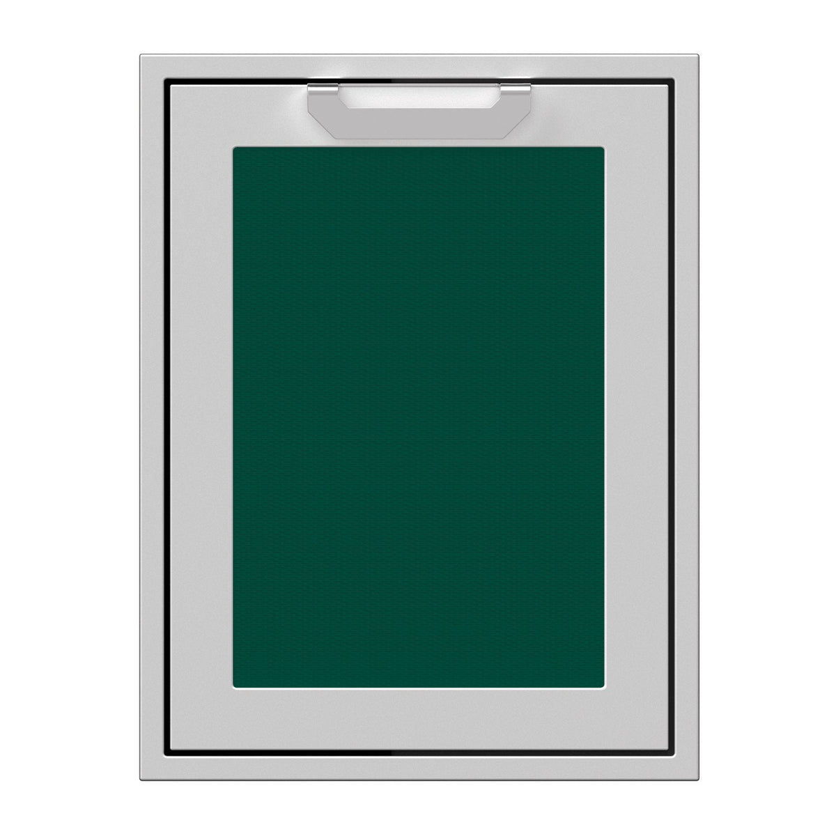 Hestan 20-Inch Trash and Recycle Center Storage Drawer w/ Recessed Marquise Accent Panel in Green - AGTRC20-GR