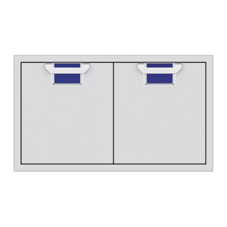 Aspire by Hestan 36-Inch Double Access Doors (Prince Blue) - AEAD36-BU