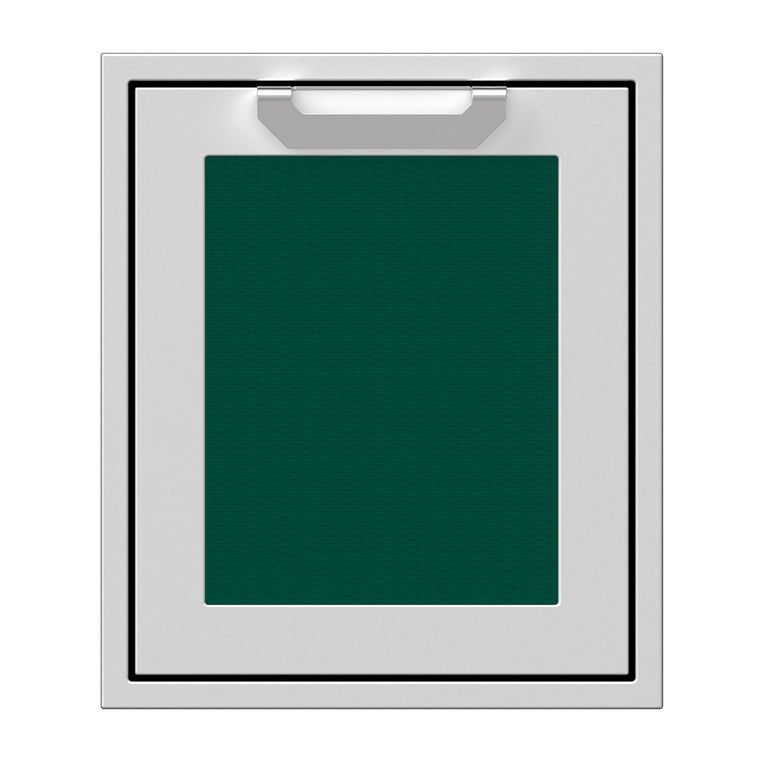 Hestan 18-Inch Single Access Door w/ Recessed Marquise Accented Panel (Right Hinge) in Green - AGADR18-GR