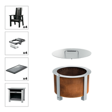 X Series Total Patio Fire Pit Bundle