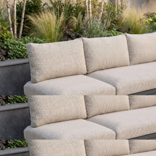 Savona 3 Seat Sofa with Sun Lounger Feature in Truffle