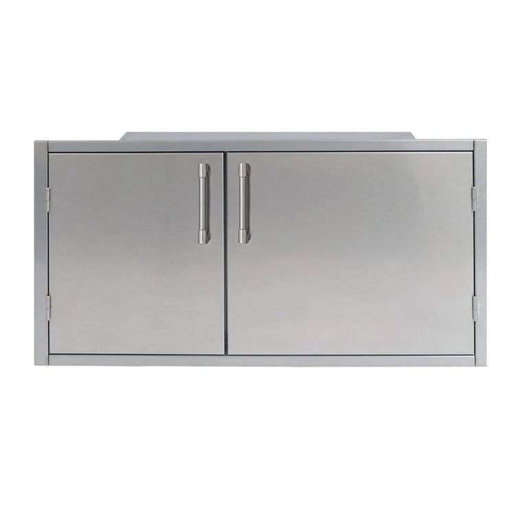Alfresco 42-Inch Double Door Built-In Low Profile Sealed Dry Pantry (21" High) - AXEDSP-42L