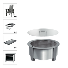 X Series Total Patio Fire Pit Bundle