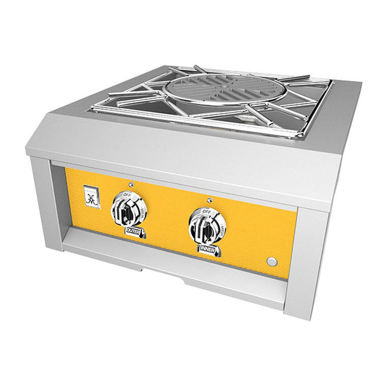 Hestan 24-Inch Propane Gas Built-In Power Burner in Yellow - AGPB24-LP-YW