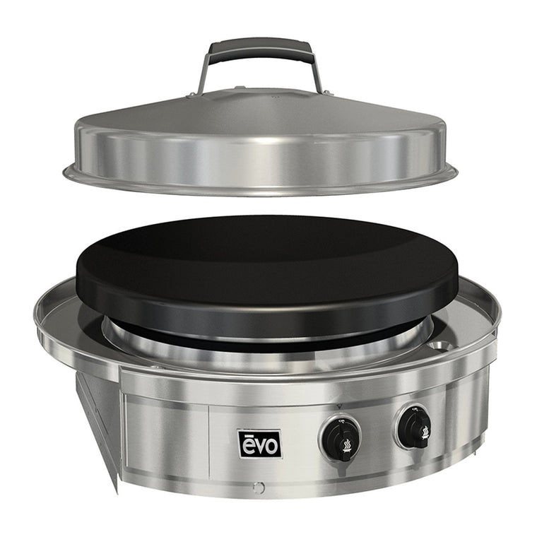 Evo Affinity 25G 25-Inch Propane Gas Drop-In Grill w/ Seasoned Cooksurface (Fully Assembled For Outdoor Use) - 10-0095-LP
