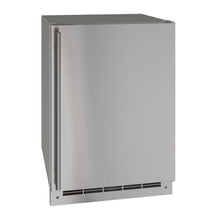 U-Line 24-Inch Stainless Steel Outdoor Convertible Freezer - UOFZ124-SS01B