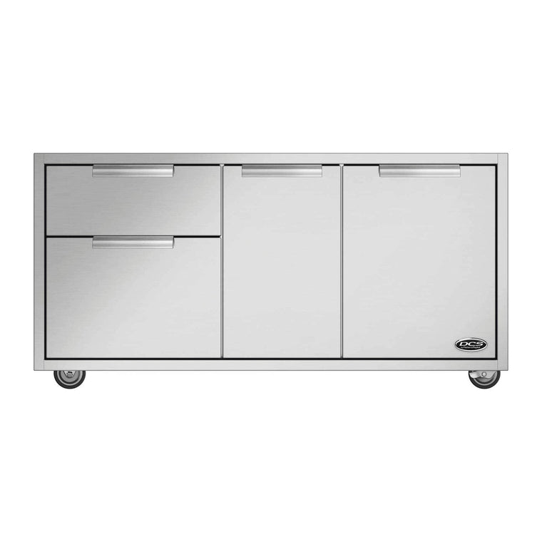 DCS 48-Inch Series 7 &amp; 9 Grill CAD Cart w/ Access Drawers  (Side Shelf Kits Not Included) - CAD1-48E