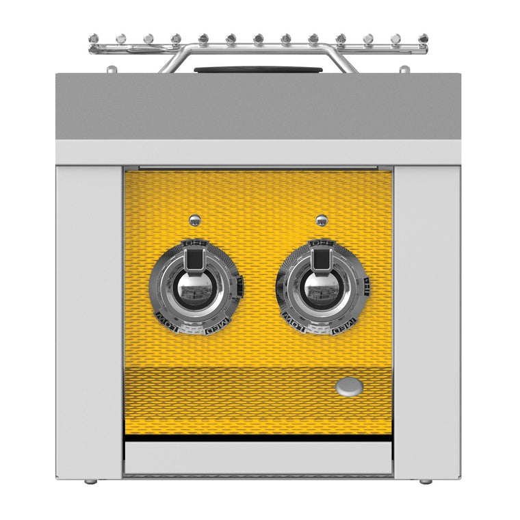 Aspire by Hestan 12-Inch Natural Gas Built-In Double Side Burner (Sol Yellow) - AEB122-NG-YW