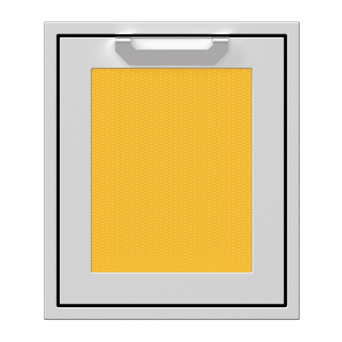Hestan 18-Inch Single Access Door w/ Recessed Marquise Accented Panel (Left Hinge) in Yellow - AGADL18-YW