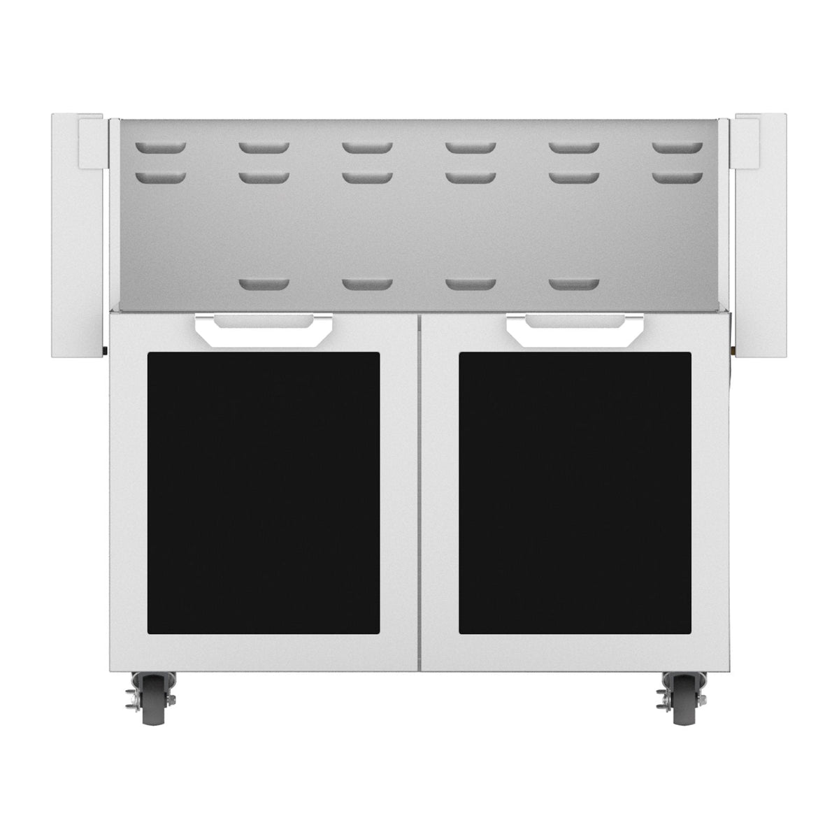 Hestan 36-Inch Double Door Grill Cart in Black - GCD36-BK