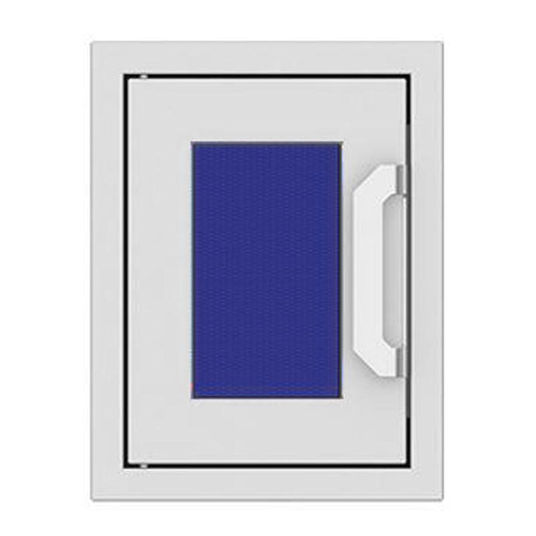 Hestan 16-Inch Paper Towel Dispenser w/ Recessed Marquise Accent Panel in Blue - AGPTD16-BU