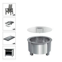 X Series Total Patio Fire Pit Bundle