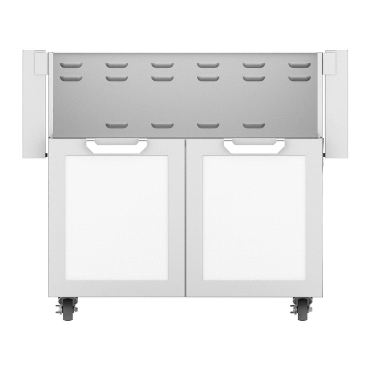 Hestan 36-Inch Double Door Grill Cart in White - GCD36-WH
