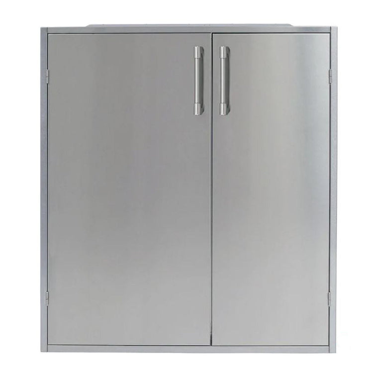 Alfresco 30-Inch Double Door Built-In High Profile Sealed Dry Pantry (33" High) - AXEDSP-30H