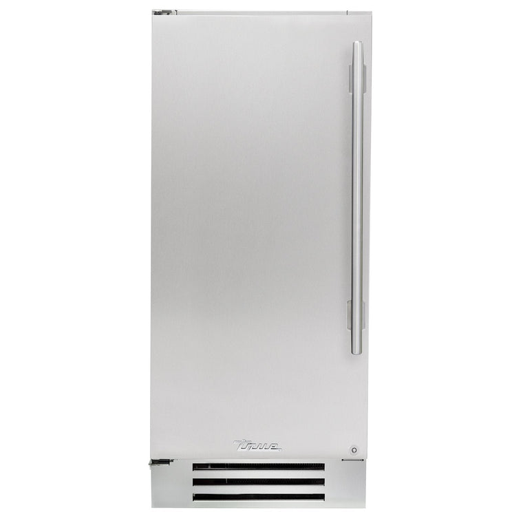 True 15-Inch Undercounter Refrigerator Stainless Steel Door with 2 Glass Shelves (Left Hinge) - TUR-15-L-SS-C