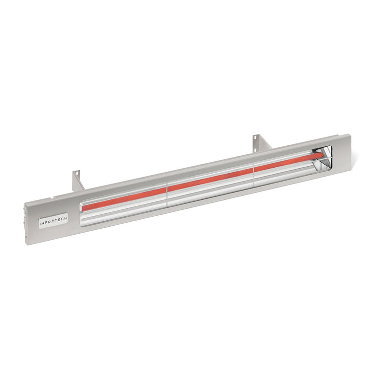 Infratech Slimline 63.5-Inch Single Element 277 Volt, 3000 Watt, 12.5 Amp Outdoor Heater in Silver - SL3027SV