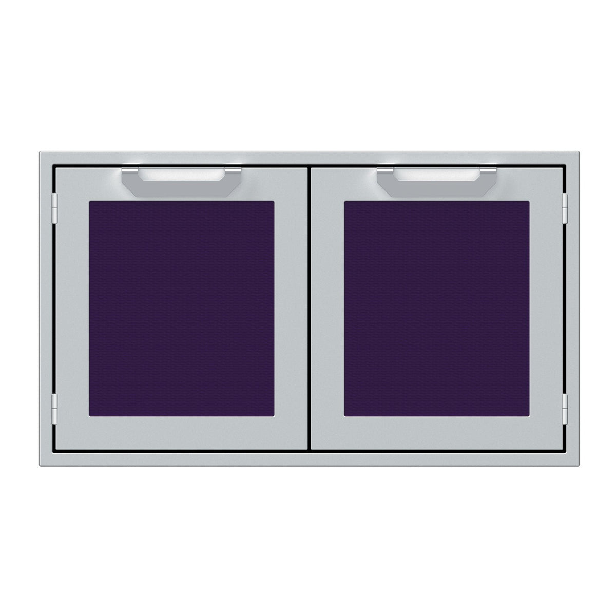 Hestan 36-Inch Double Door Sealed Pantry Storage w/ Recessed Marquise Accented Panels in Purple - AGLP36-PP