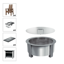 X Series Total Patio Fire Pit Bundle
