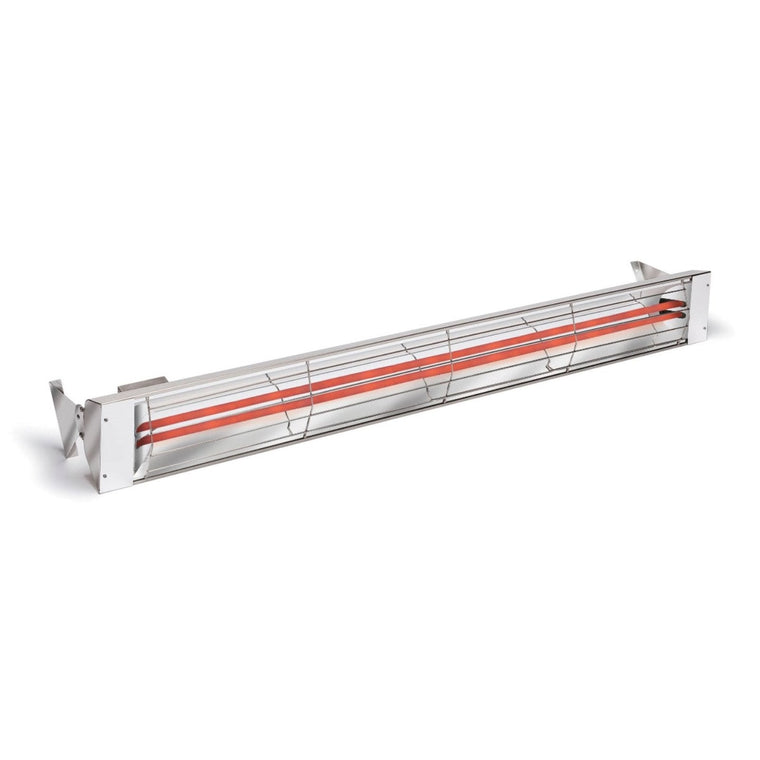 Infratech WD-Series 61.25-Inch Dual Element 240 Volt, 6000 Watt, 25 Amp Outdoor Heater in Stainless Steel - WD6024SS