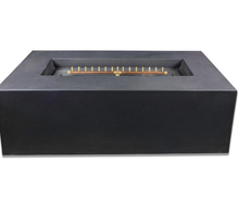 Blaze 60-Inch Rectangular Concrete Propane Fire Pit Table in Phantom -LP