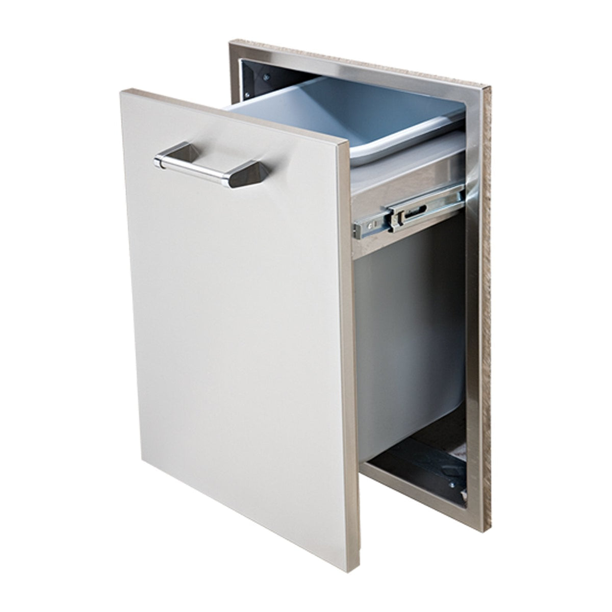 Delta Heat 18-Inch Tall Double Trash Drawer (Trash Can Included) - DHTD182T-B