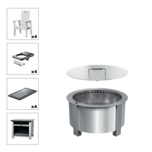 X Series Total Patio Fire Pit Bundle