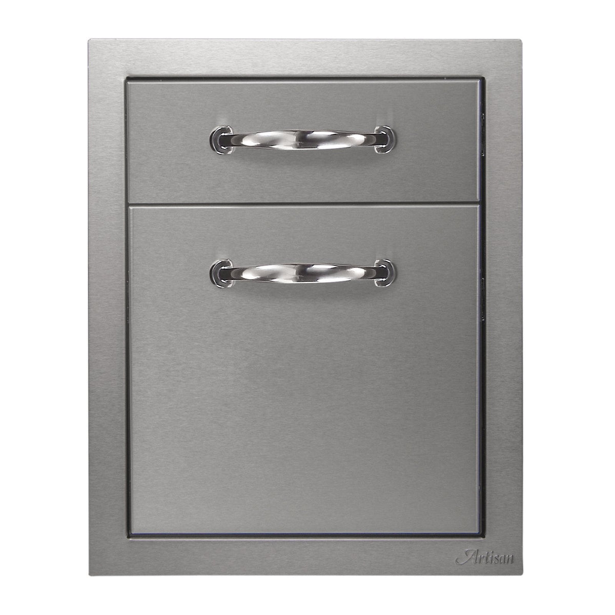 Artisan 17-Inch Stainless Steel Double Storage Drawers - ARTP-2DR-17SC