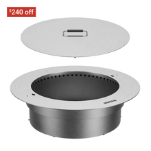 Zentro Stainless Steel Smokeless Fire Pit Insert