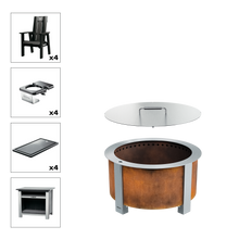 X Series Total Patio Fire Pit Bundle