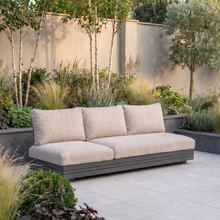 Savona 3 Seat Sofa with Sun Lounger Feature in Truffle