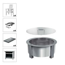 X Series Total Patio Fire Pit Bundle