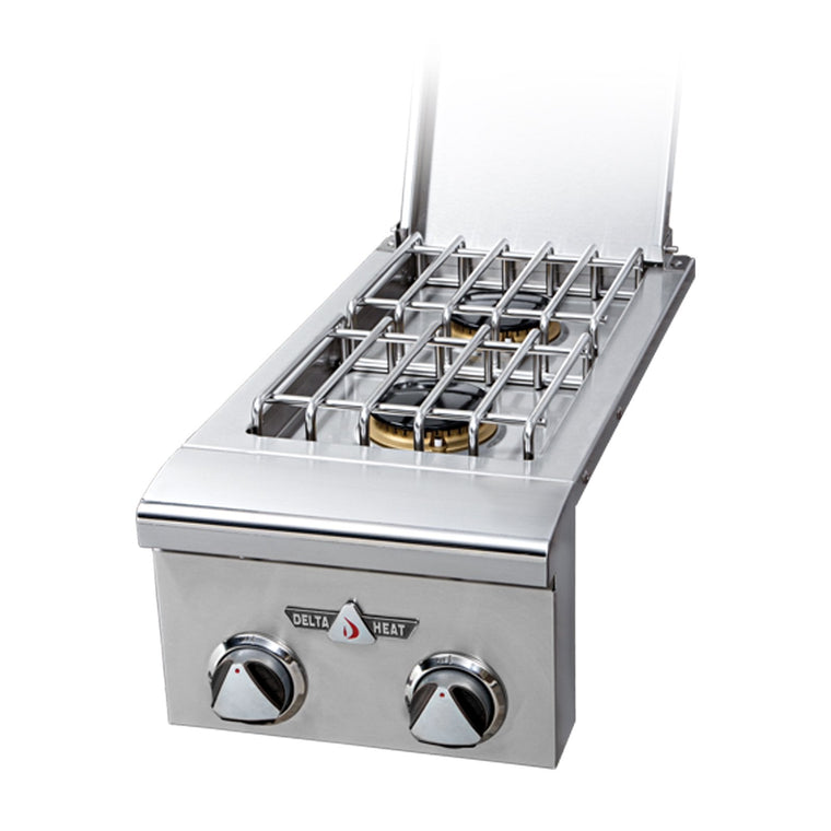 Delta Heat Natural Gas Built-In Double Side Burner - DHSB2-CN