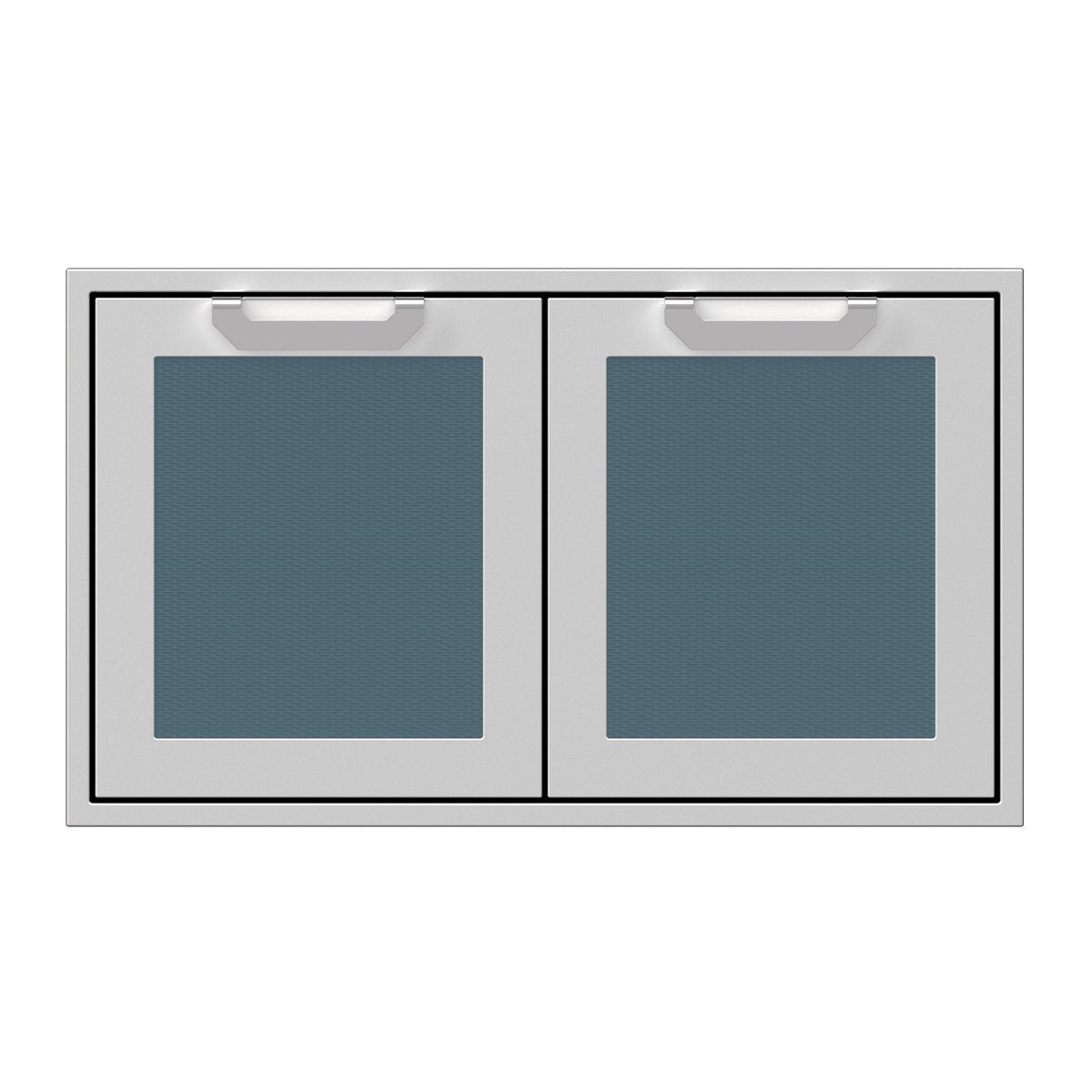 Hestan 36-Inch Double Access Doors w/ Recessed Marquise Accented Panels in Dark Gray - AGAD36-GG