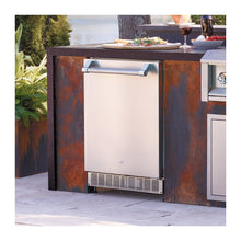 Aspire by Hestan 24-Inch Outdoor Refrigerator, Solid Reversible Door w/ Lock - ERS24