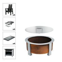 X Series Total Patio Fire Pit Bundle