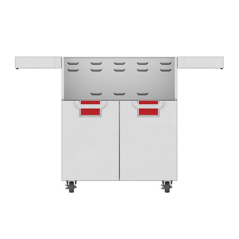 Aspire by Hestan 30-Inch Double Door Cart (Red) - ECD30-RD