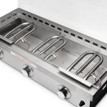 Le Griddle 41-Inch Natural Gas Built-In or Countertop 3 Burner Griddle (Lid Sold Separately) - GFE105-NG