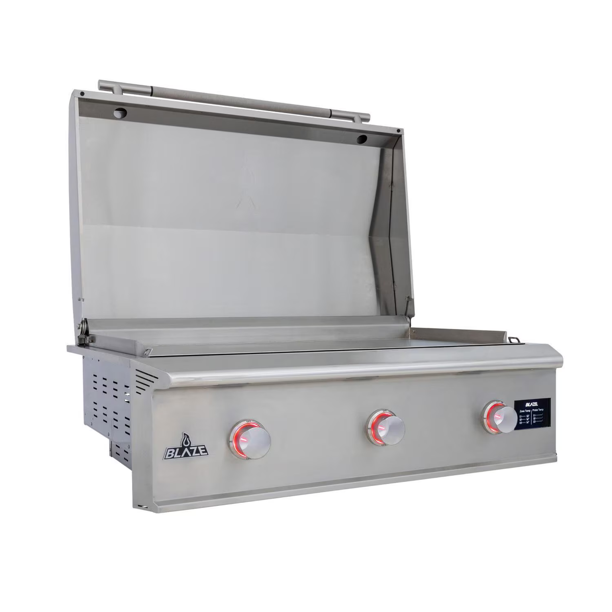Blaze LTE PRO 40-Inch Built-in Natural Gas Griddle w/ Digital Temperature Screen &amp; Lift-Assist Lid - BLZ-GRIDDLE40-NG
