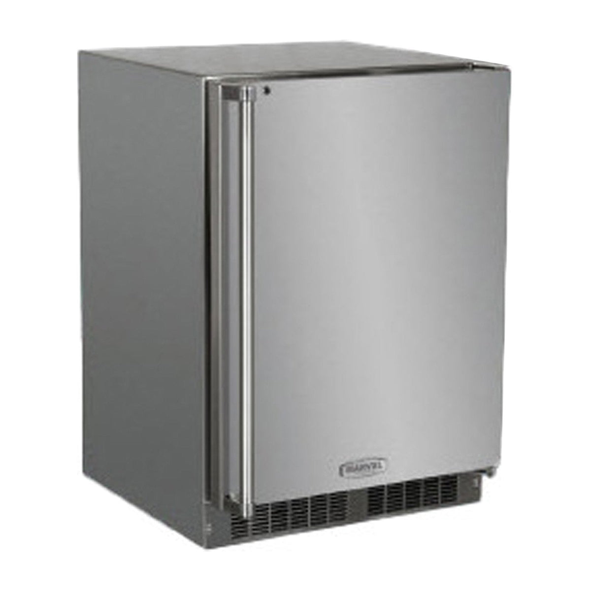 Marvel 24-Inch Outdoor Rated Refrigerator With MaxStore Storage Drawer &amp; Door Storage, Solid Stainless Steel Door With Lock (Right Hinge) - MORE224SS41A