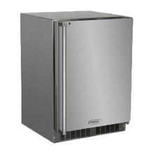 Marvel 24-Inch Outdoor Rated Refrigerator With MaxStore Storage Drawer &amp; Door Storage, Solid Stainless Steel Door With Lock (Right Hinge) - MORE224SS41A