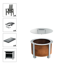 X Series Total Patio Fire Pit Bundle