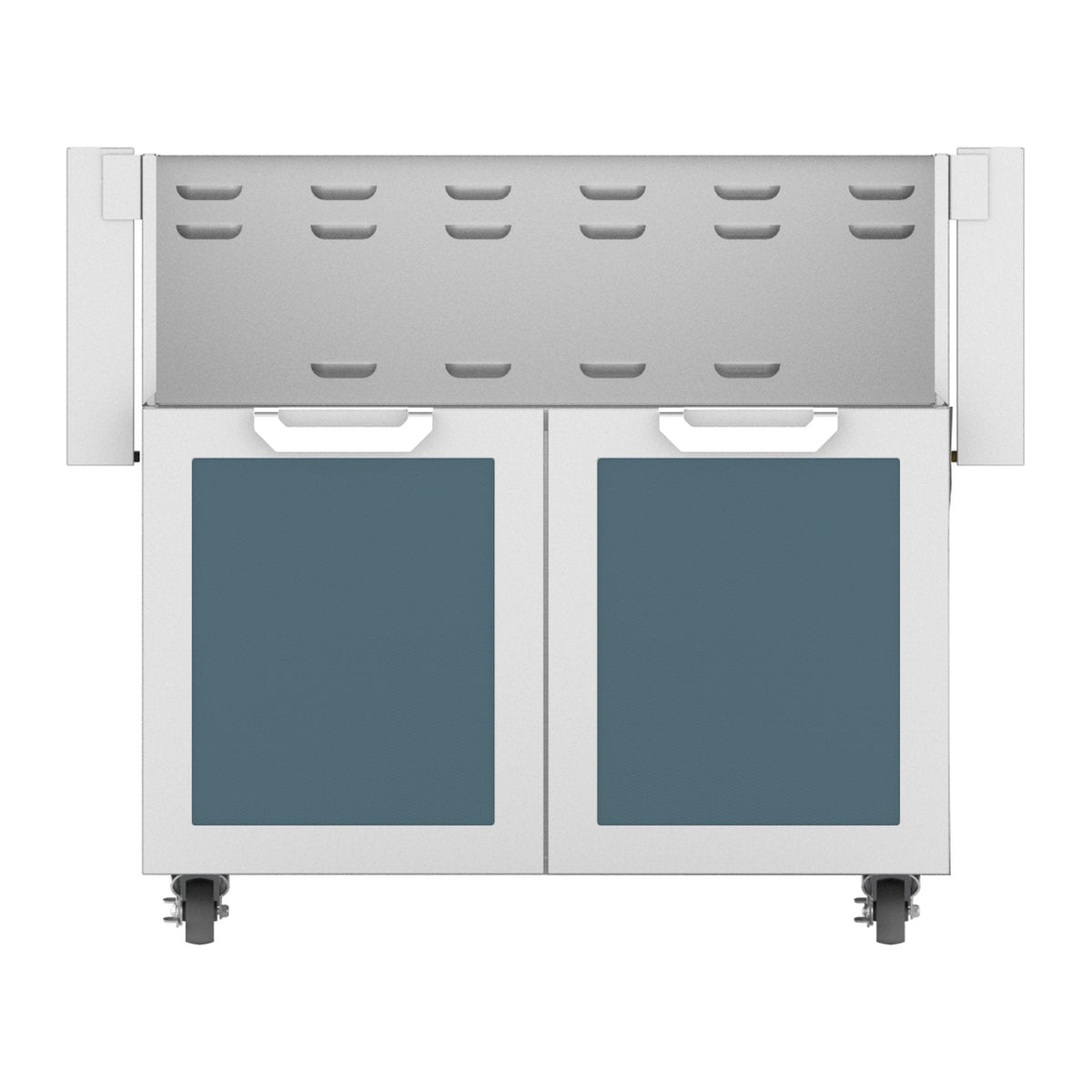 Hestan 36-Inch Double Door Grill Cart in Dark Gray - GCD36-GG