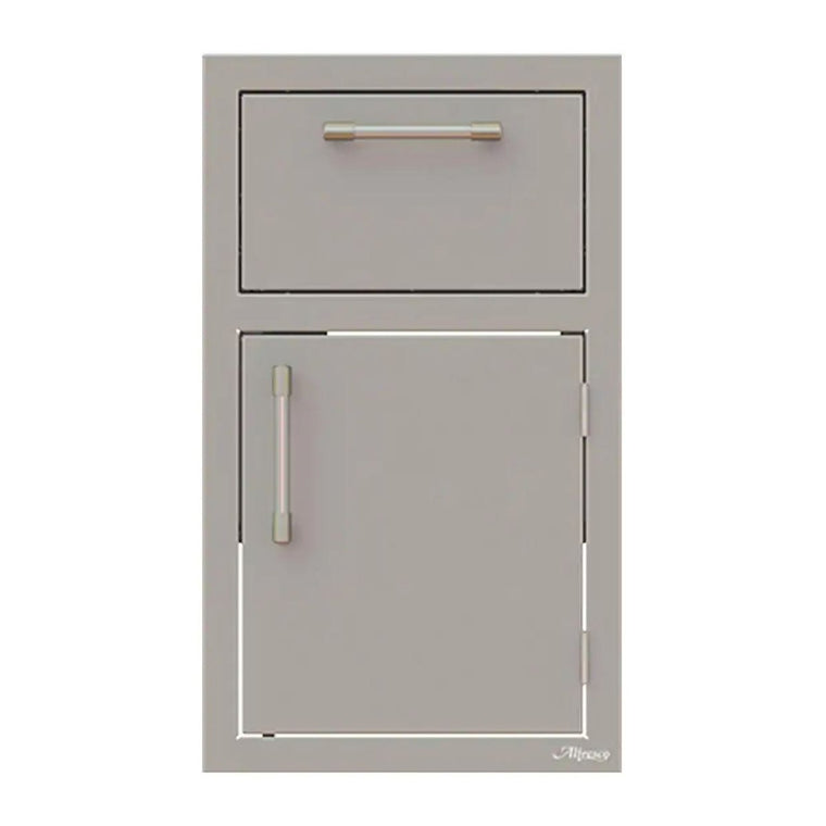 Alfresco 17-Inch Paper Towel Holder w/ Single Storage Door Combo (Right Hinge) - AXE-DTH-R-SC