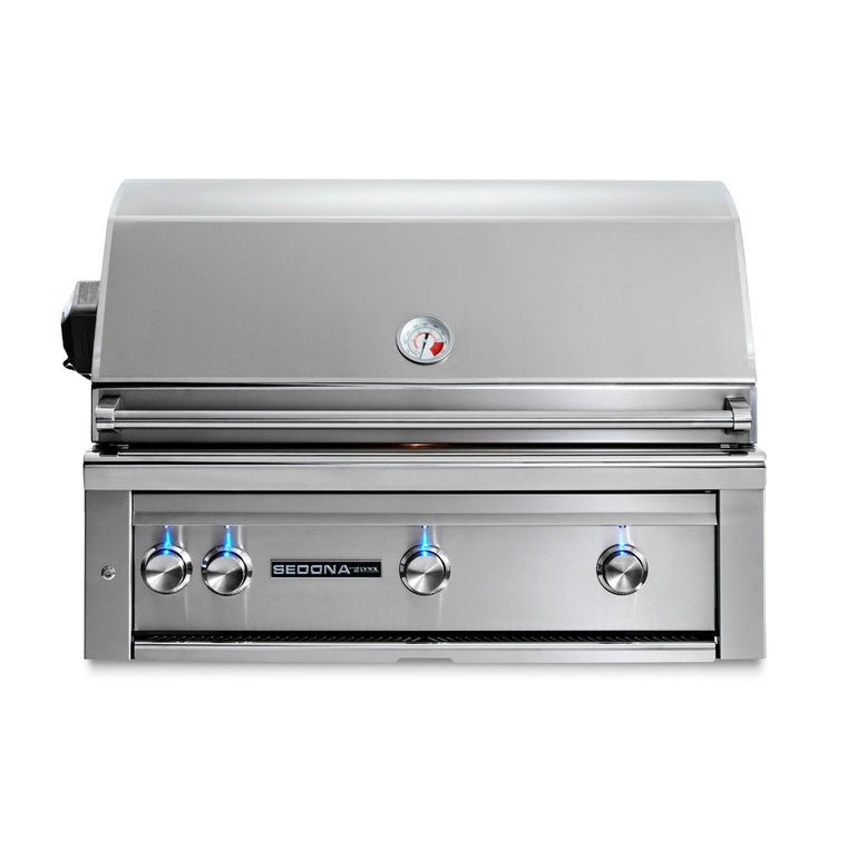 Sedona by Lynx 36-Inch Propane Gas Built-In Grill - 2 Stainless Steel Burners and 1 ProSear Burner, w/ Rotisserie - L601PSR-LP